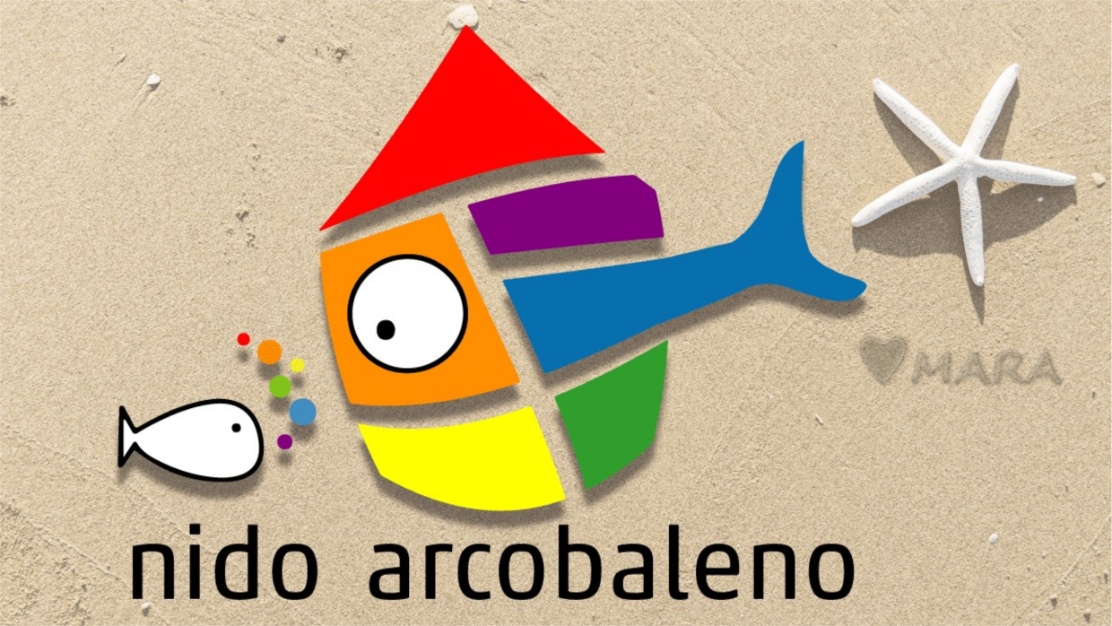 logo Nido Arcobaleno con dedica